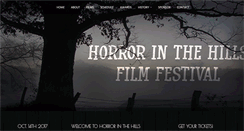 Desktop Screenshot of horrorinthehills.com